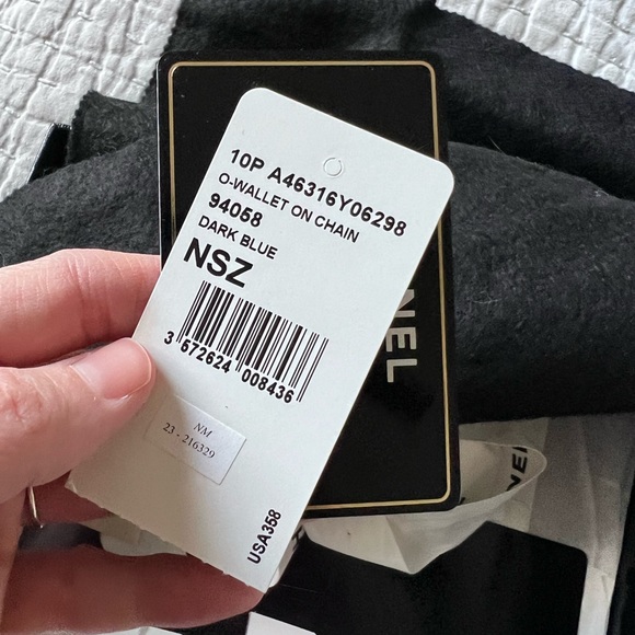 Chanel Sevruga Caviar Wallet On A Chain - Picture 10 of 11